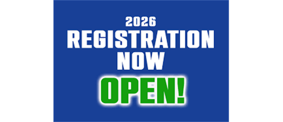 2026 Spring Registrations NOW OPEN