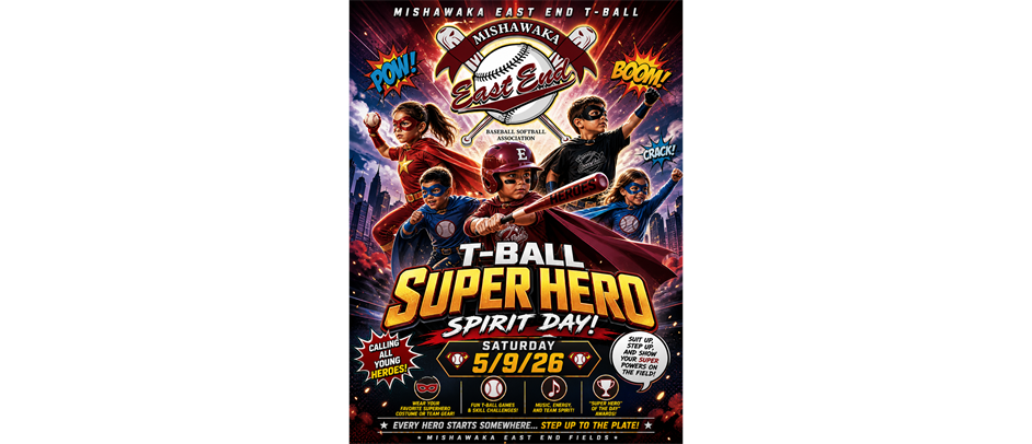 T-Ball Super Hero Spirit Day: 5/9/26