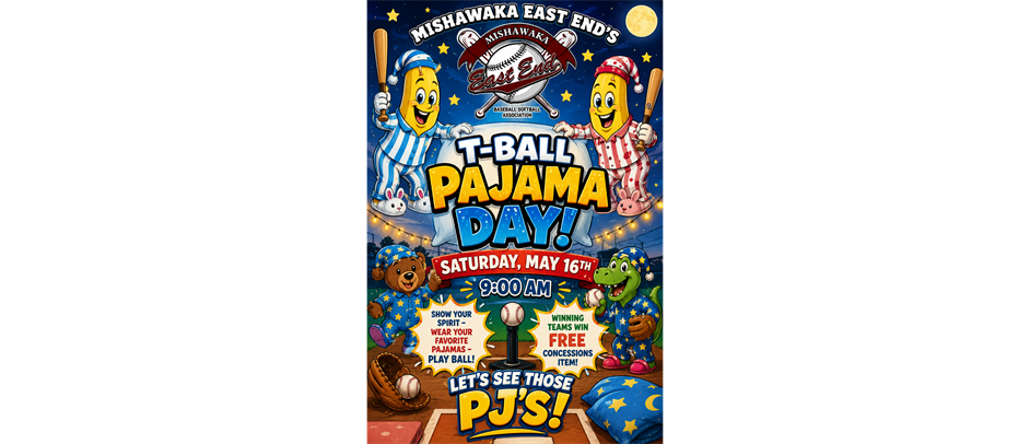 T-Ball Pajama Spirit Day: 5/16/26